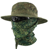 Multi-functional Outdoor Sun Protection Breathable Round-brim Fishing Hat