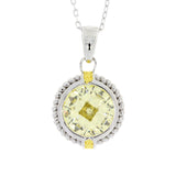 Cubic Zirconium Fashion Pendants Sterling Silver