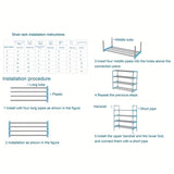 7-Tier Iron Shoe Rack – Space-Saving, Floor-Standing