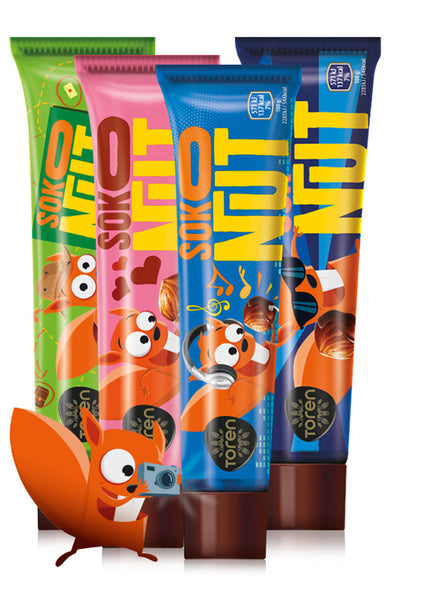 Sokonut cocoa cream-plastic tube 25g 24 pk