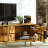 Bosk Wood Fluted TV Stand