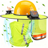 Solar-Powered Fan Outdoor Sunshade Fishermans Hat