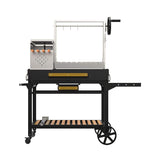 [05X03FT] Heavy-Duty Argentine Santa Maria All-In-One BBQ Grill With Brasero (SAK31862)