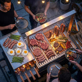 [05X03FT] Heavy-Duty Argentine Santa Maria All-In-One BBQ Grill With Brasero (SAK31862)
