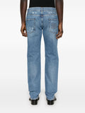 Dolce & Gabbana Men Classic Five-Pocket Cotton Jeans With Abrasions