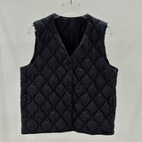 Layered Inner Wear, Short Round-neck Lightweight Down Vest Jacket