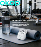 KP-211 Best-selling TWS Bluetooth Earbuds Long Battery Life High Quality Stereo Surround Sound Stylish Design In Stock
