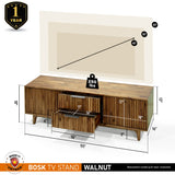 Bosk Wood Fluted TV Stand