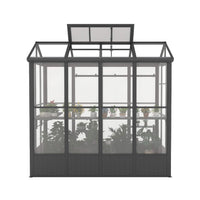 [06X08FT] Heavy Duty Outdoor Polycarbonate Greenhouse With Fully Automatic Temperature Control Vent (SAK51892)