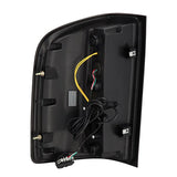 AlphaRex 07-13 Chevy Silverado LUXX-Series LED Tail Lights Alpha-Black