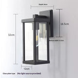 American Simple Outdoor Waterproof Wall Lamp