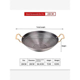Thickened Stainless Steel Non-Stick Honeycomb Dry Pot
