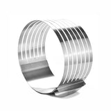Adjustable Mousse Ring, Round Adjustable-size Layered Cake Mold, Baking Tool
