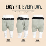 Men's Bamboo Anti-Chafing Boxer Shorts (3-Pack) | Gray