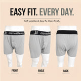 Men's Bamboo Anti-Chafing & Breathable Boxer Shorts (3-Pack) | Heather Gray