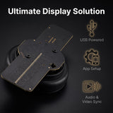 Wiilala LS-12 Ultra HD Mini 3D Holographic Fan, USB 5V3A Power Supply, APP Control, Built-in Speaker For Shop Promotion Holiday Event Decoration