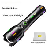 White Laser Colorful LED Power Torch