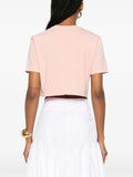 Fendi Women 3D Fendi Roma Cropped T-Shirt