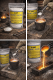 JSP Boric Acid Powder 8oz or 1lb Bag – 99.9% Pure Anhydrous H3BO3 for Gold Refining, Jewelry Casting, and Industrial Use