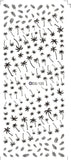 Watermark sticker decal nail sticker