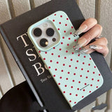 Polka Dot Phone Case Silicone Full-body Cover