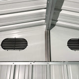 [08X10FT] Alora Large Outdoor Metal Storage Tool Shed With Window And Lockable Doors (SAK32987)