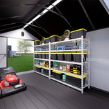 [08X12FT] Alora Large Polypropylene Storage Shed With Reinforced Floor And Lockable Swing Doors (SAK07451)