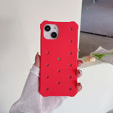 Silicone Hole Phone Case Protective Cover Three-dimensional