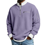 Mens Sports Zip-Up Long-Sleeve Sweatshirt