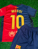Lionel Messi Barcelona Soccer Jersey Kids Toddler & Youth Sizes