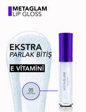 Flormar Metaglam Hydrating Semi-Sheer Lip Gloss 5.2ml
