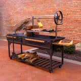 [09X02FT] Extra-Large Argentine Santa Maria Wood Fire And Charcoal BBQ Grill With Brasero (SAK75186)