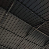 [09X11] Alora Heavy Duty All-Weather Hard Top Wooden Carport Gazebo With Galvanized Steel Roof (SAK39187)