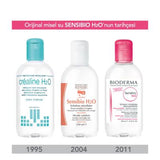 Bioderma Sensibio H2O Micellar Water for Sensitive Skin - Gentle Makeup Remover & Cleanser, Hypoallergenic & Dermatologically Tested
