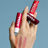 Nivea Nourishing Lip Care Balm with 24-hour Moisturization - Mineral Oil-Free Lip Balm