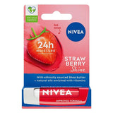 Nivea Nourishing Lip Care Balm with 24-hour Moisturization - Mineral Oil-Free Lip Balm