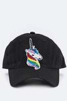 Sequins Unicorn Cotton Cap