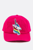 Sequins Unicorn Cotton Cap