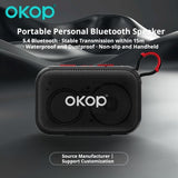 KP-814 Portable Outdoor Bluetooth Speaker With Lanyard Best-Selling Compact Desktop Speaker With TF Card Support Subwoofer Bass And Long Battery Life In Stock