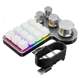 3-die 12-key 4-knob Custom Mechanical Keypad