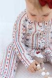 Candy Cane Lane Bamboo Christmas Pajamas - Zippy