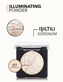 Flormar Baked Highlighter Velvet Powder 001 Morning Star