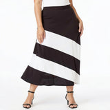 I.n.c. Plus Size Colorblocked Skirt,Size 1X