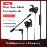 Mobile Gaming In-ear Wired Headset With Microphone For Phones And Computers