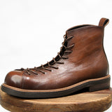 Men's Martin Boots Amekaji Work Genuine Leather Vintage Style
