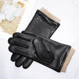Motorcycle Riding Deerskin Gloves For Men Genuine Leather Sheepskin
