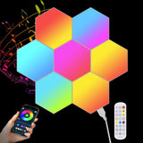 Hexagonal Smart RGB Sound-activated Breathing Light