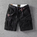 Mens Loose-fit Korean-style Trendy Mid-length Workwear Pants