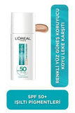 L'Oreal Paris Bright Reveal SPF 50 Tinted Sunscreen: Dark Spot Correcting, Light Coverage, Face Sun Protection