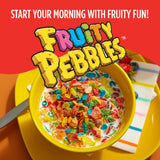 POST FRUITY PEBBLES CRISPY RICE CEREAL 2 PACK
